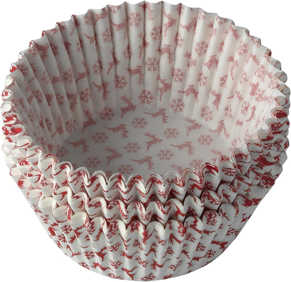 Original Kaiser Inspiration Muffinform-Set 2-Teilig, Muffinblech Mit Xmas Papierbackförmchen Für 12 Muffins, 38 X 27 Cm, Cupcake Form Antihaftbeschichte, Schwarz Moldes y bandejas para hornear Naty Shop