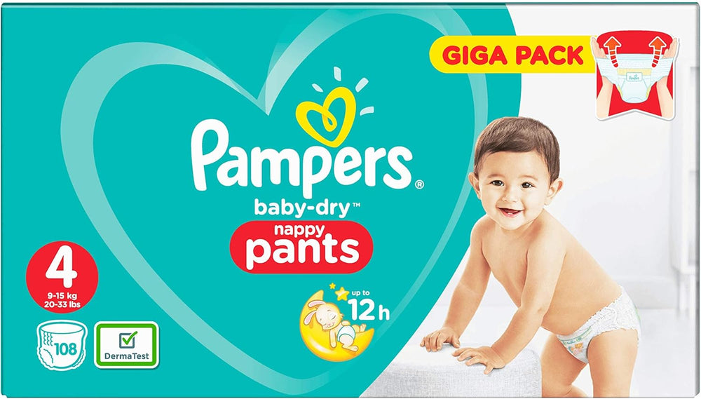 Pañales Pampers 81657566 Baby-Dry Pants, blanco