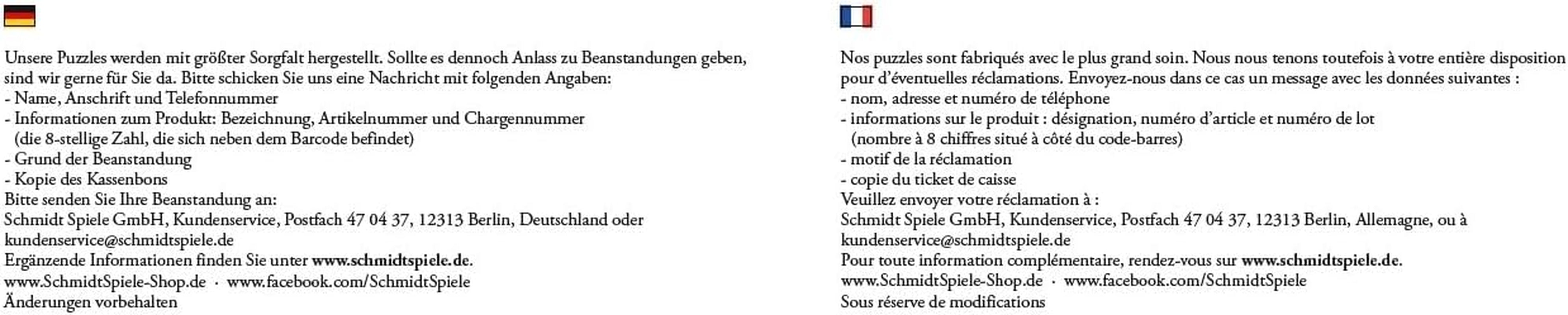 Schmidt Spiele 58344 En la mesa del rompecabezas, rompecabezas de 1000 piezas Puzzle Naty Shop