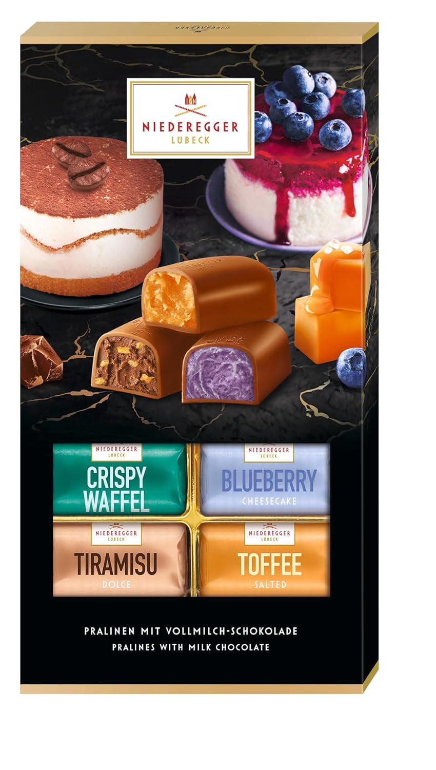 Surtido de chocolates Niederegger 200g