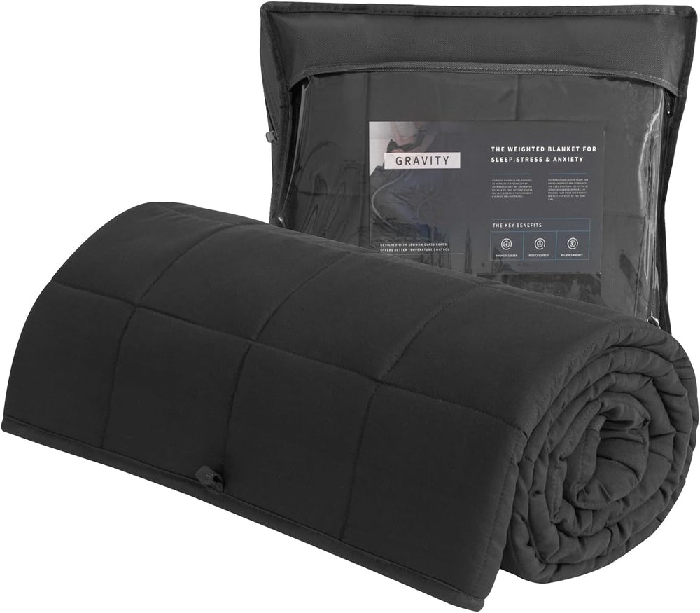 Manta lastrada 150X200Cm 8Kg Manta de relajación para adultos para mejorar el sueño Manta lastrada Gris Camas y Mantas Good Nite Gris 125X150Cm 4Kg