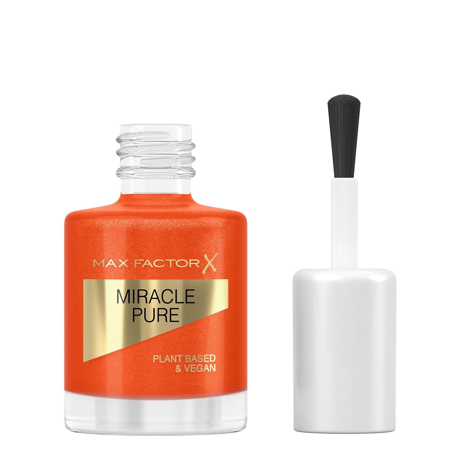 Max Factor Miracle Pure Nail, esmalte de uñas ultrabrillante de color intenso con el brillo de cristales curativos e ingredientes nutritivos, color 430 Bold Jasper