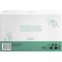Naïf - Toallitas húmedas sin plástico - 864 piezas (16 paquetes de 54 toallitas) - Cuidado del culito, cuerpo y cara del bebé - 99% agua - 0% perfume y alcohol