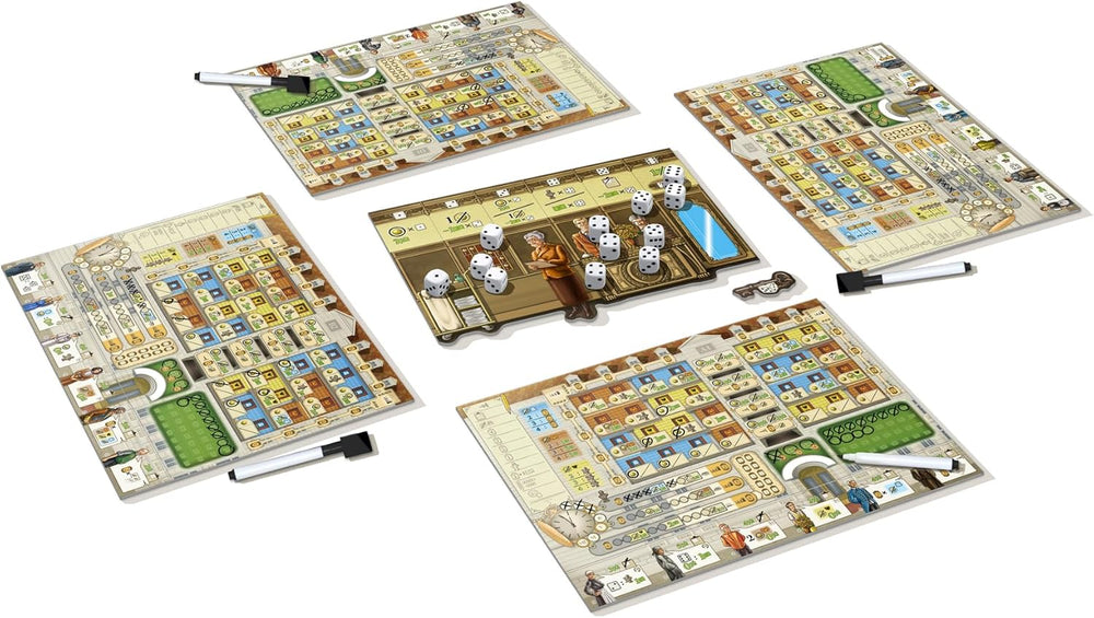 Lookout, Hochsaison: Grand Hotel Roll & Write, Kennerspiel, Würfelspiel, 2-4 Spieler, Ab 12+ Jahren, 45 Minuten, Deutsch