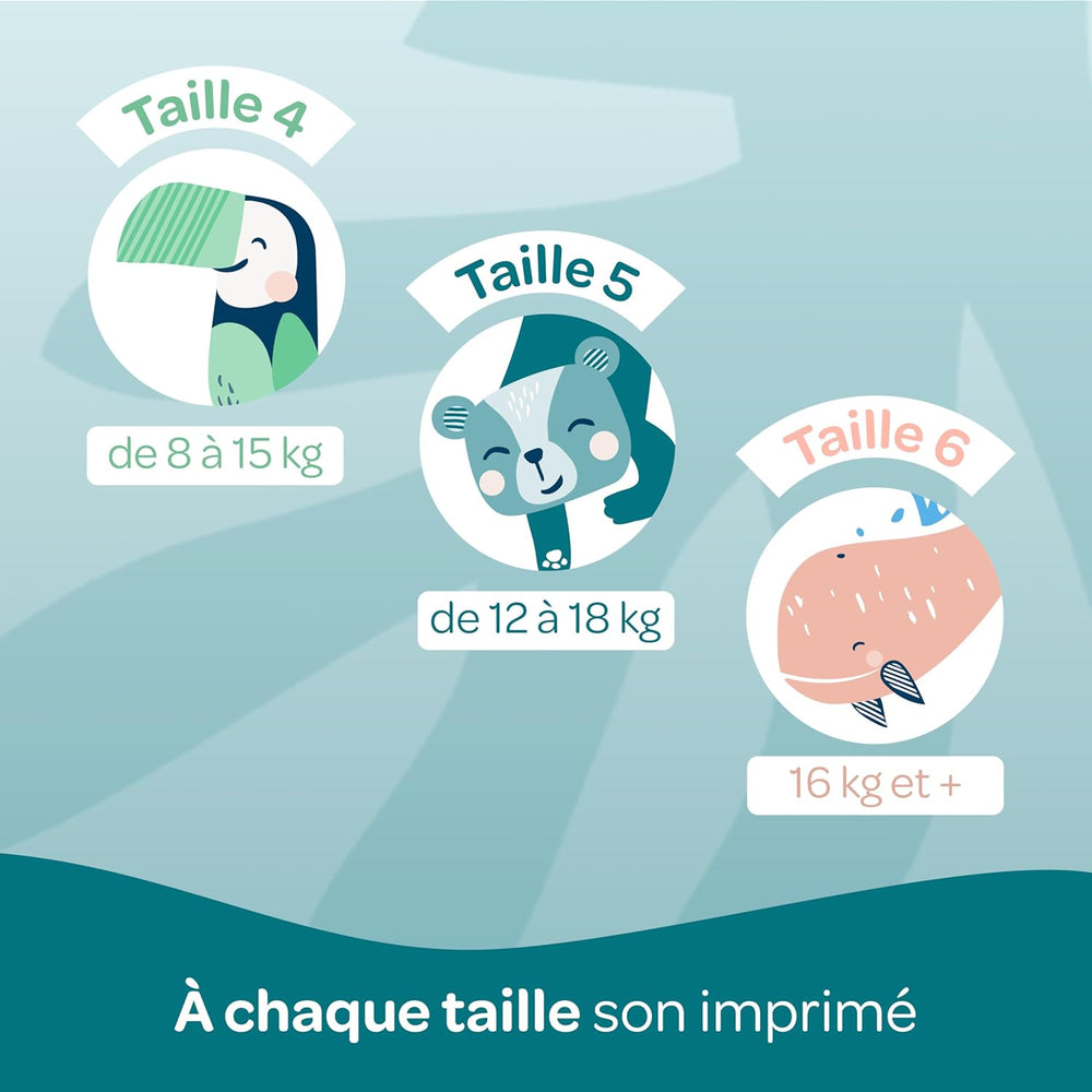 BIOLANE - Pañales cortos - Talla 5 (12-18 kg) - Estanqueidad 12 horas - Pack 1 mes - 120 pañales - ecológicos