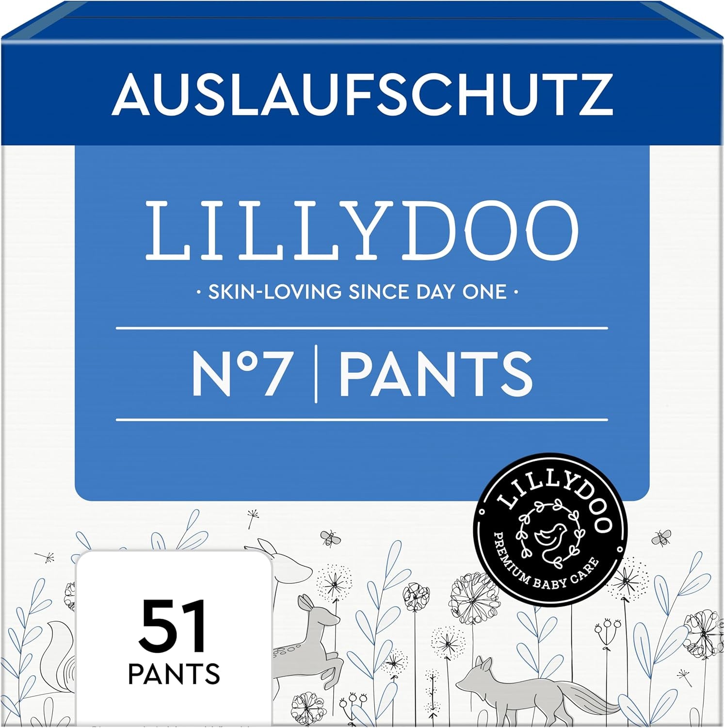 LILLYDOO Pantalones Skin Friendly Talla 5 (12-17kg) Caja Mensual (105 Piezas)