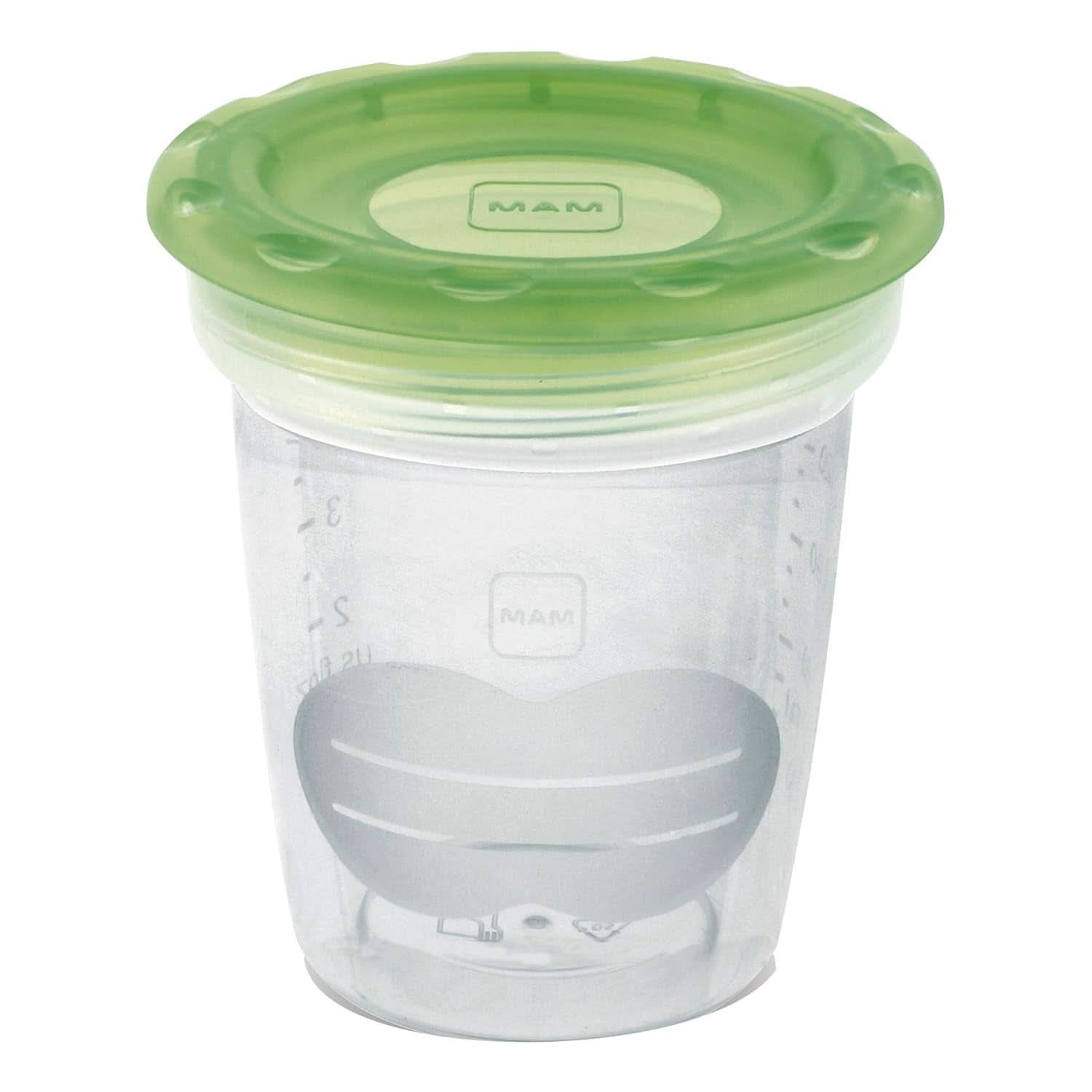 MAM Set de 5 recipientes para leche y comida, de plástico, sin Bpa y Bps Accesorios Alimentación y Lactancia Bebe Naty Shop