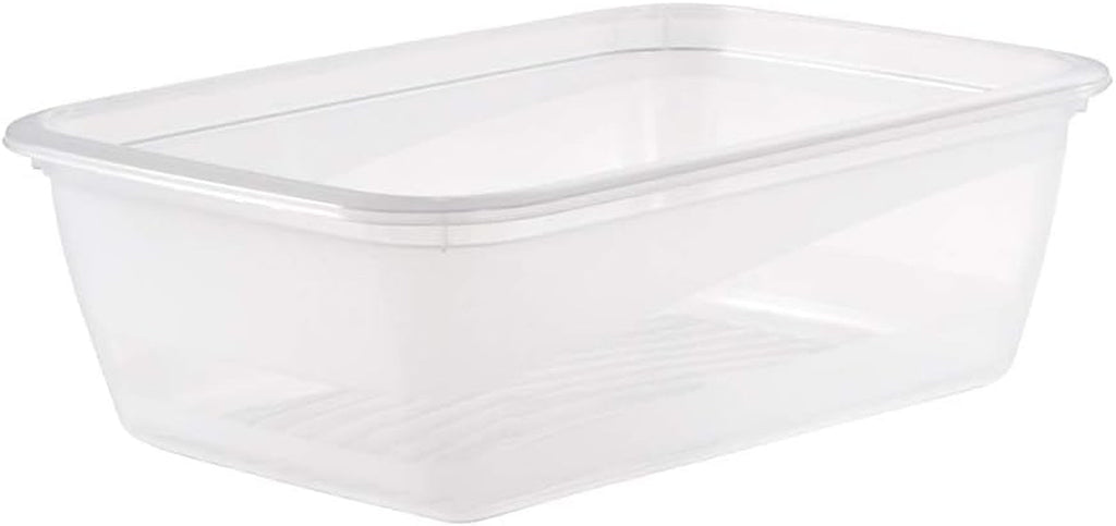 Keeeper set de 3 borcane pentru păstrarea alimentelor, 3 x 1,25 l, 20,5 x 15,5 x 6,5 cm, Fredo Fresh, albastru transparent Cutii depozitare alimente Naty Shop
