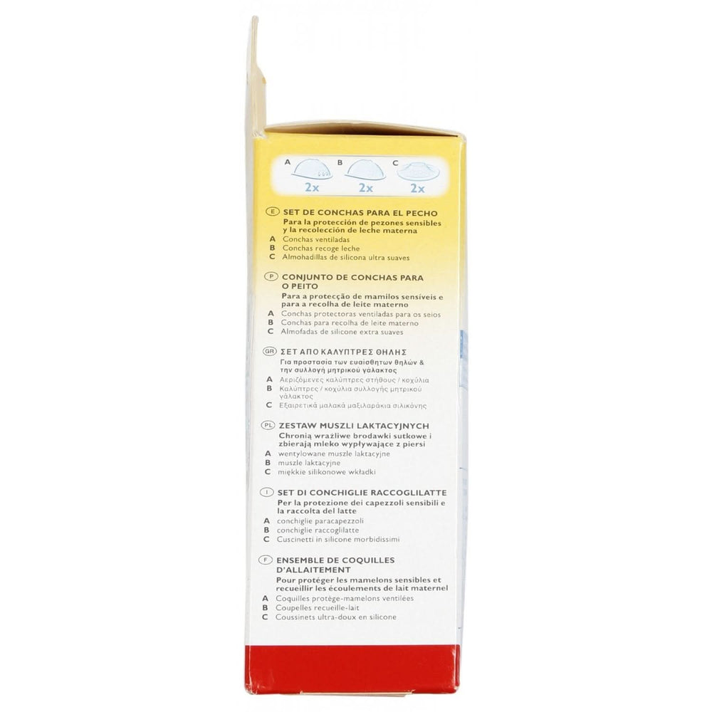 NUK Brustchalen-Set, 6-Teiliges Komplett-Set Accesorios Alimentación y Lactancia Bebe Naty Shop