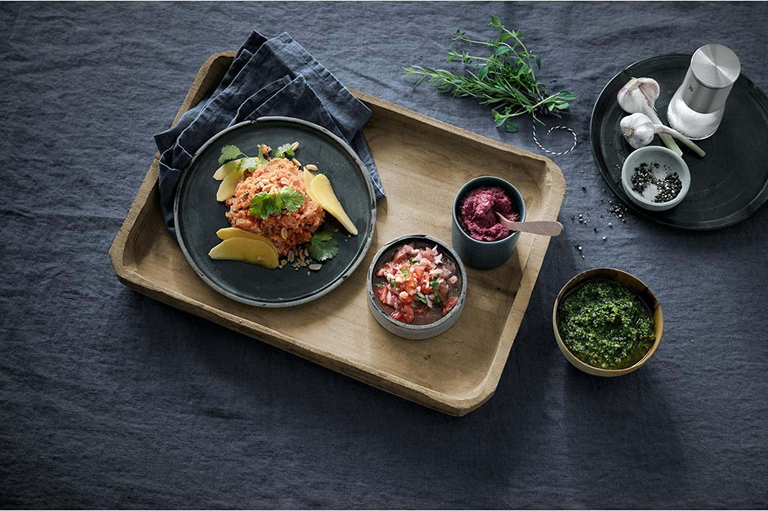 Molinillo de sal y pimienta WMF De Luxe 14 cm, Molinillos y Molinillos Naty Shop