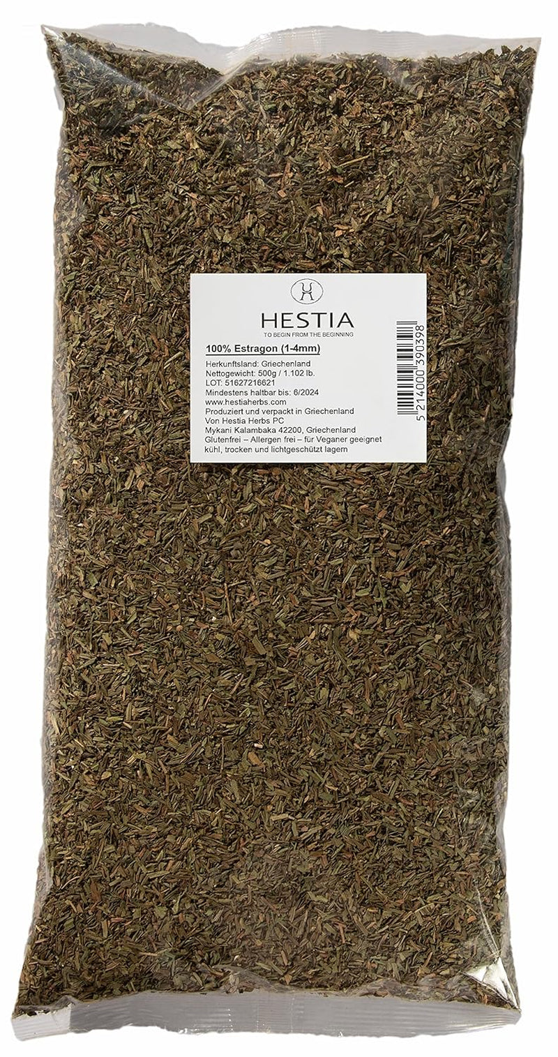 Hestia Herbs Griechischer getrechtenter Orégano 500 g, Libre de alérgenos – Vegano – Libre de GVO