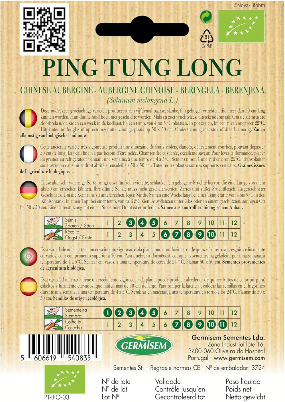 Aubergine Ping Tung Long