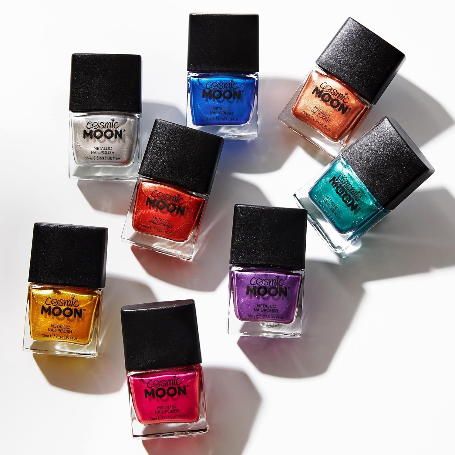 - Esmalte de uñas metálico - 10 ml - Para unas uñas metálicas fascinantes - Dorado