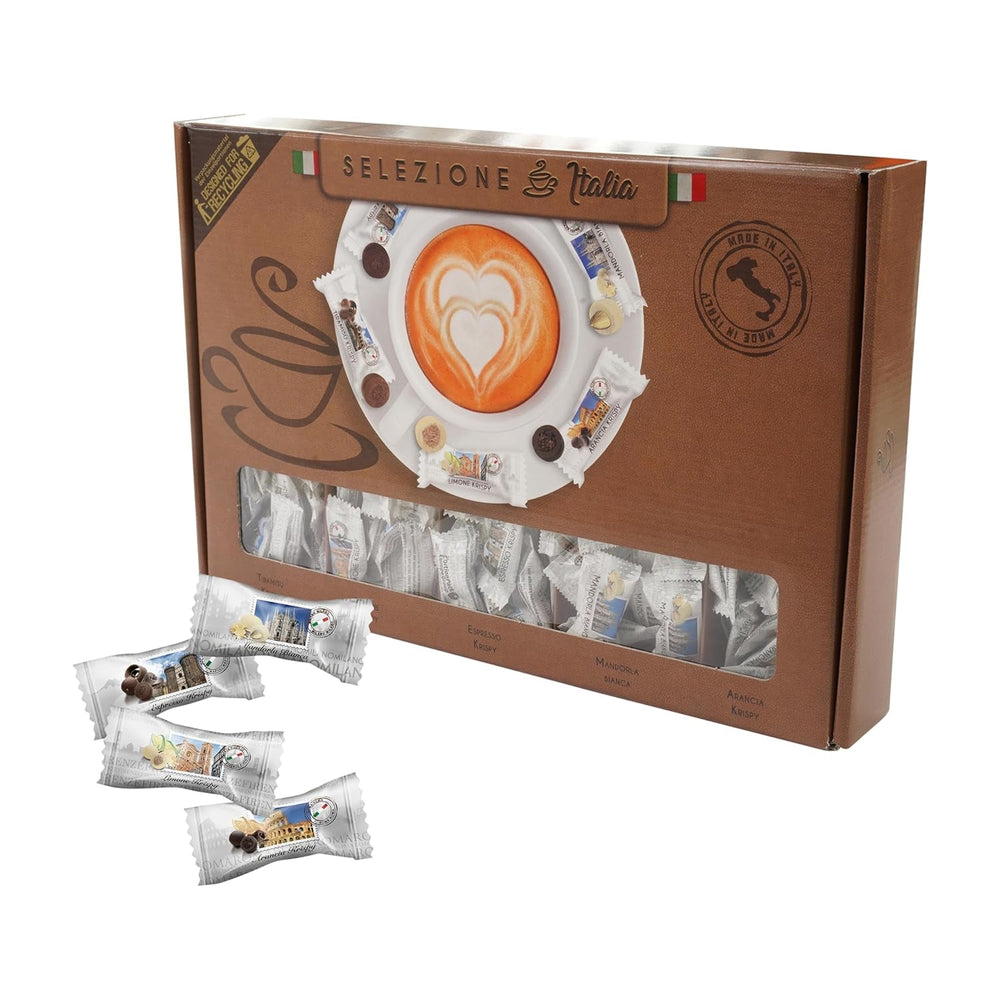 HELLMA Selección Italiana - 200 uds. Dulces italianos envasados ​​individualmente, ideales para hoteles o pensiones Naty Shop Chocolates