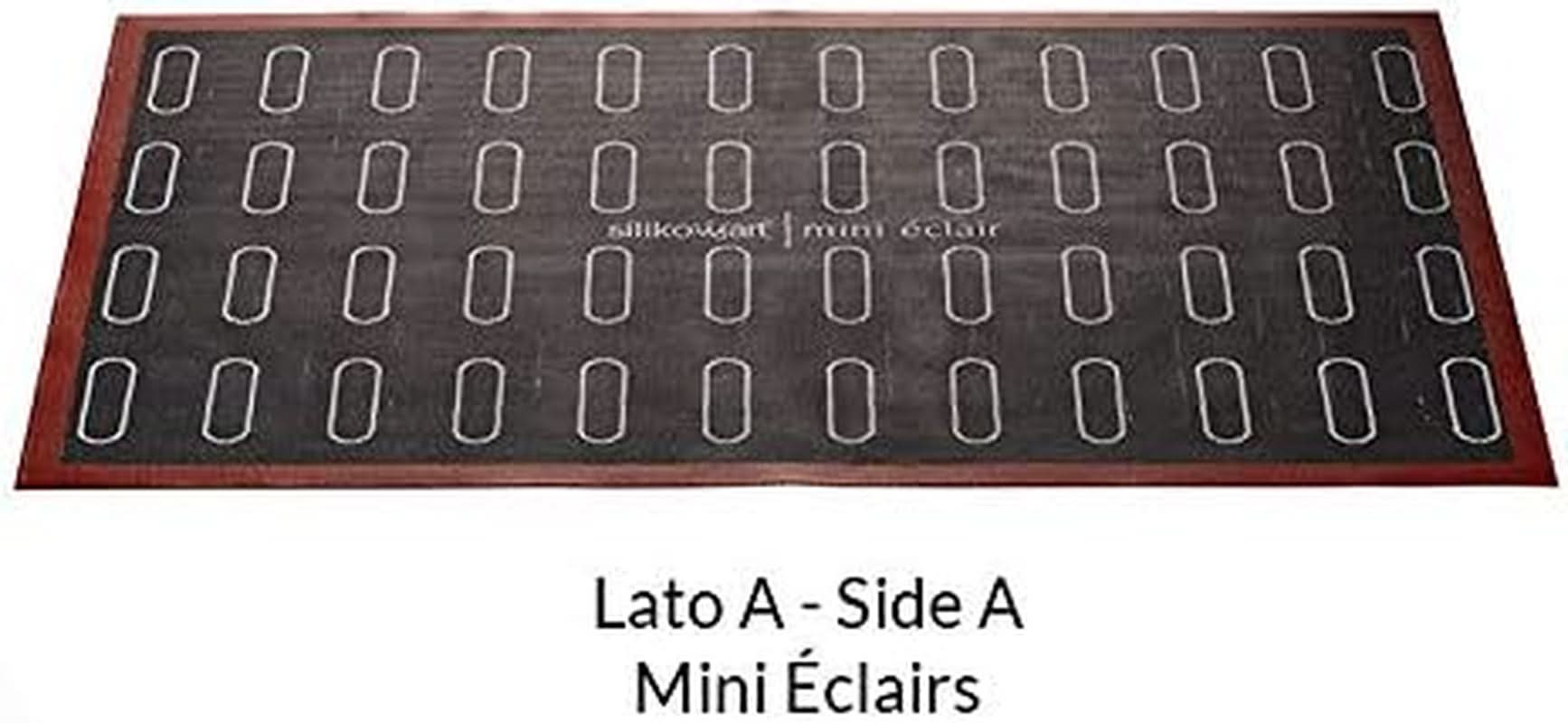 Silikomart Profesional, Tapete de Silicona Microperforado Para Hornear Eclair Dos Niñas 58,3 x 38,4 cm Cocina Naty Shop
