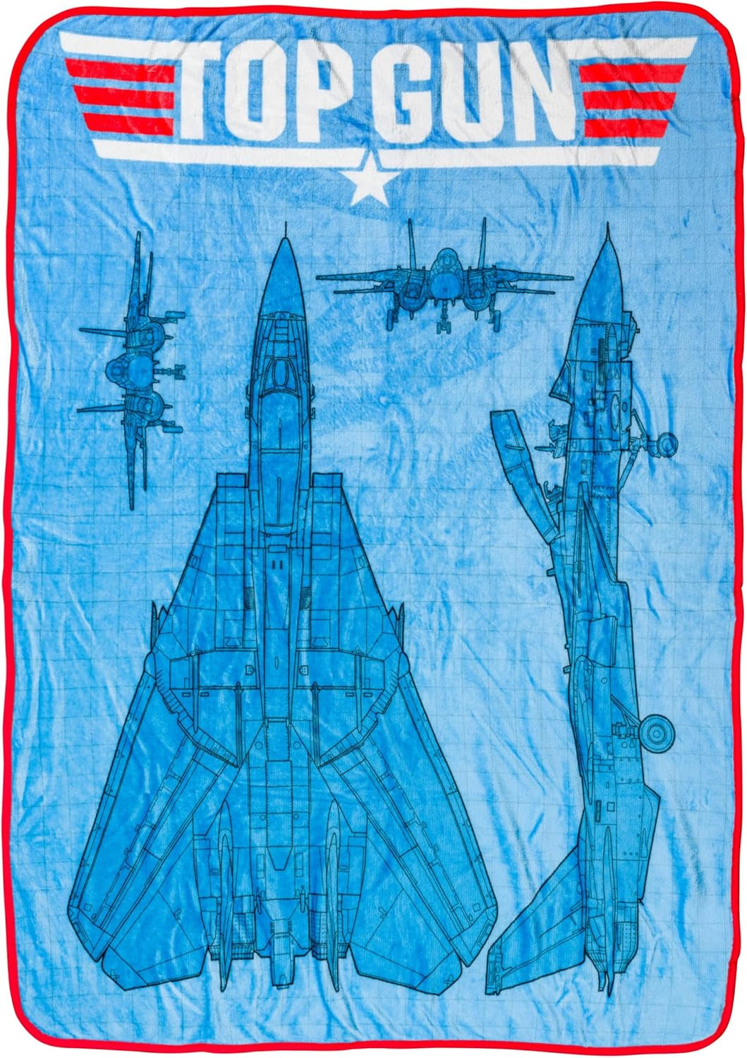 Manta colgante Silver Buffalo Garfield, forro polar, 114,3 X 152,4 cm Camas y mantas Silver Buffalo Top Gun: Maverick