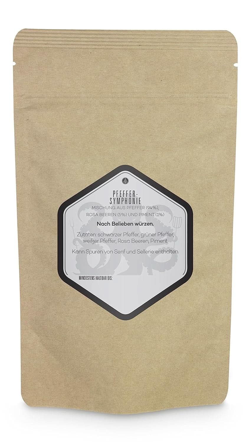 Ankerkraut Symphonie, mezcla de pimientos para condimentar con aroma y sabor, 140 gramos Condimentos Naty Shop