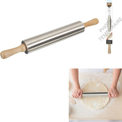 RODILLO DE ACERO INOXIDABLE. H.42 P.5CM