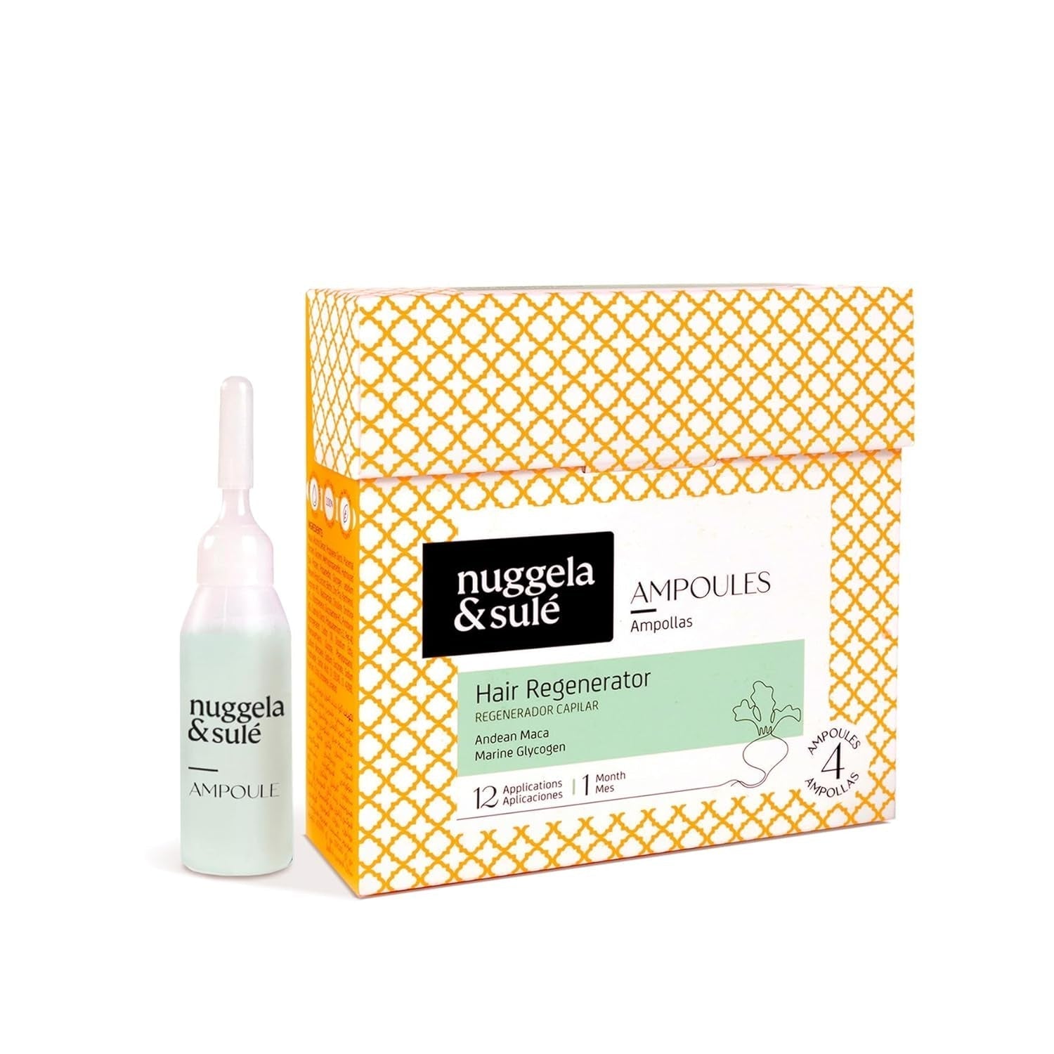 Nuggela & Sulé Ampollas acondicionadoras para el cabello, aumenta la densidad y la fuerza del cabello Cuidado del cabello Nuggela Default Title