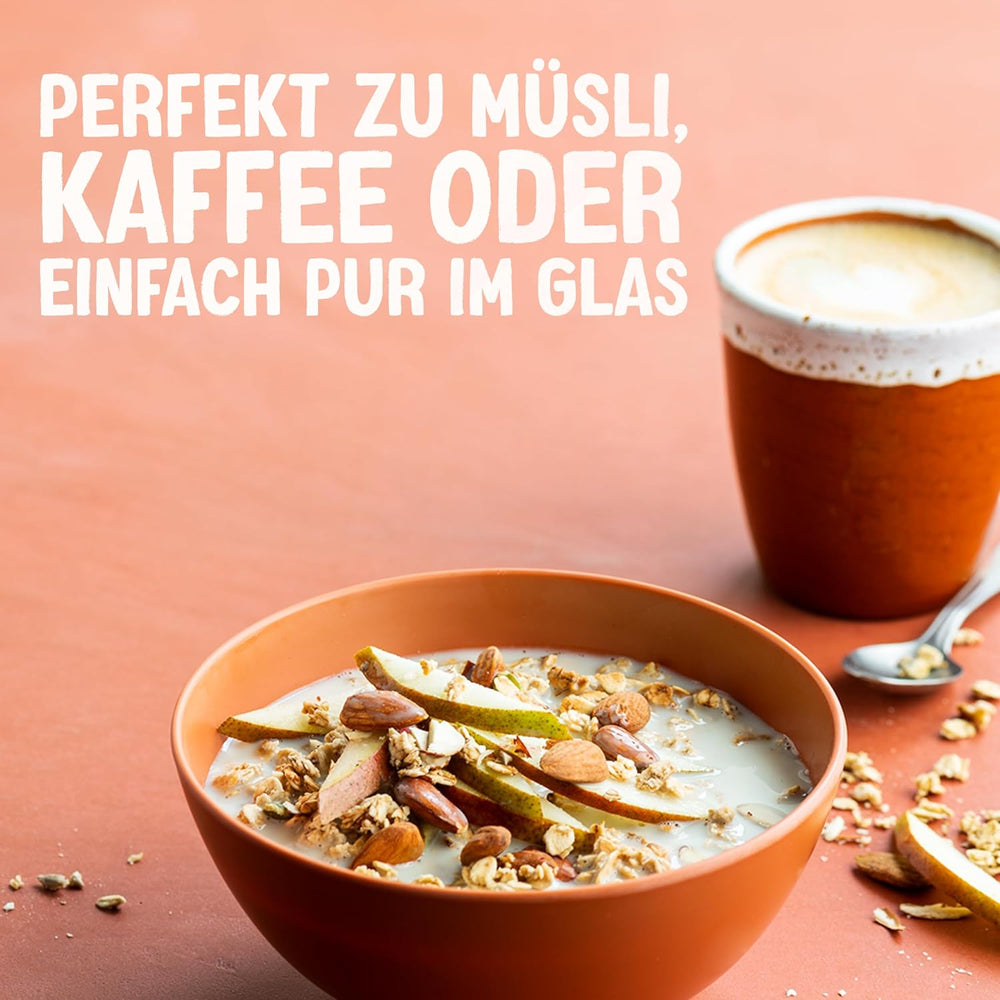 Alpro Haferdrink ohne Zucker – Milchalternative auf Haferbasis – Vegano y sin lactosa – Rico en sustancias balasto, calcio y vitaminas – 8 x 1 L