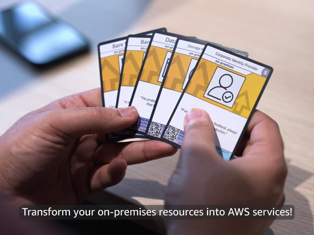 BuilderCards - Juego de Cartas de Arquitectura en la Nube - Juego Básico (Inglés), Blanco