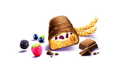 Paquete de chocolate Balisto a granel, barras de chocolate Yoberry, cereales y yogur, 8 x 18,5 g, chocolate, barras de muesli, paquete de chocolate a granel (148 g)