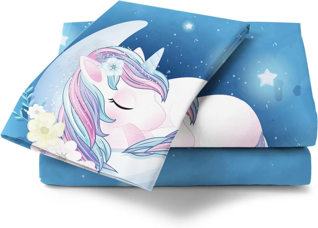 Lenjerie de pat pentru copii, Unicorn Soft, microfibre Lenjerie de pat - copii Naty Shop