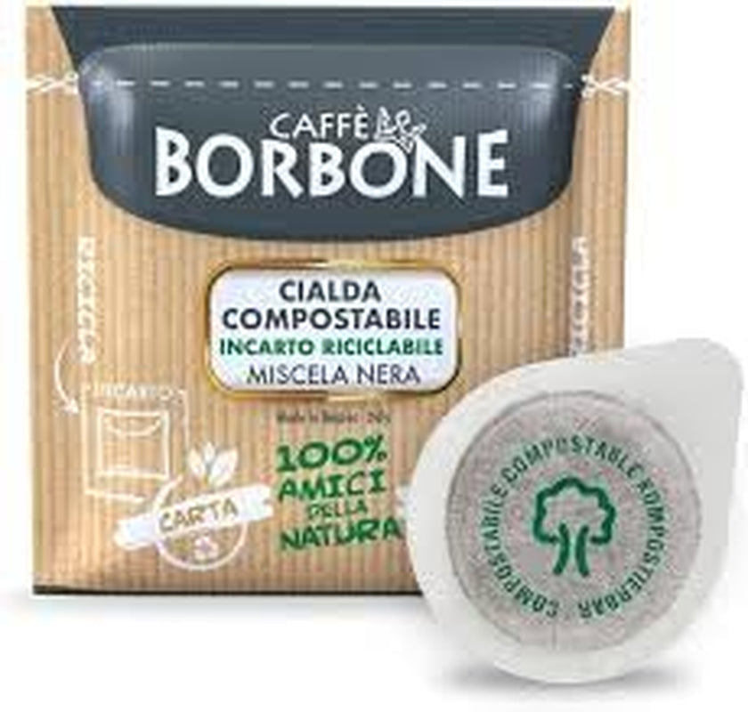 450 x Borbone Professional Pods, Schwarz (3 Packungen mit je 150 Stück) + gratis -Tasche (450, BLACK)