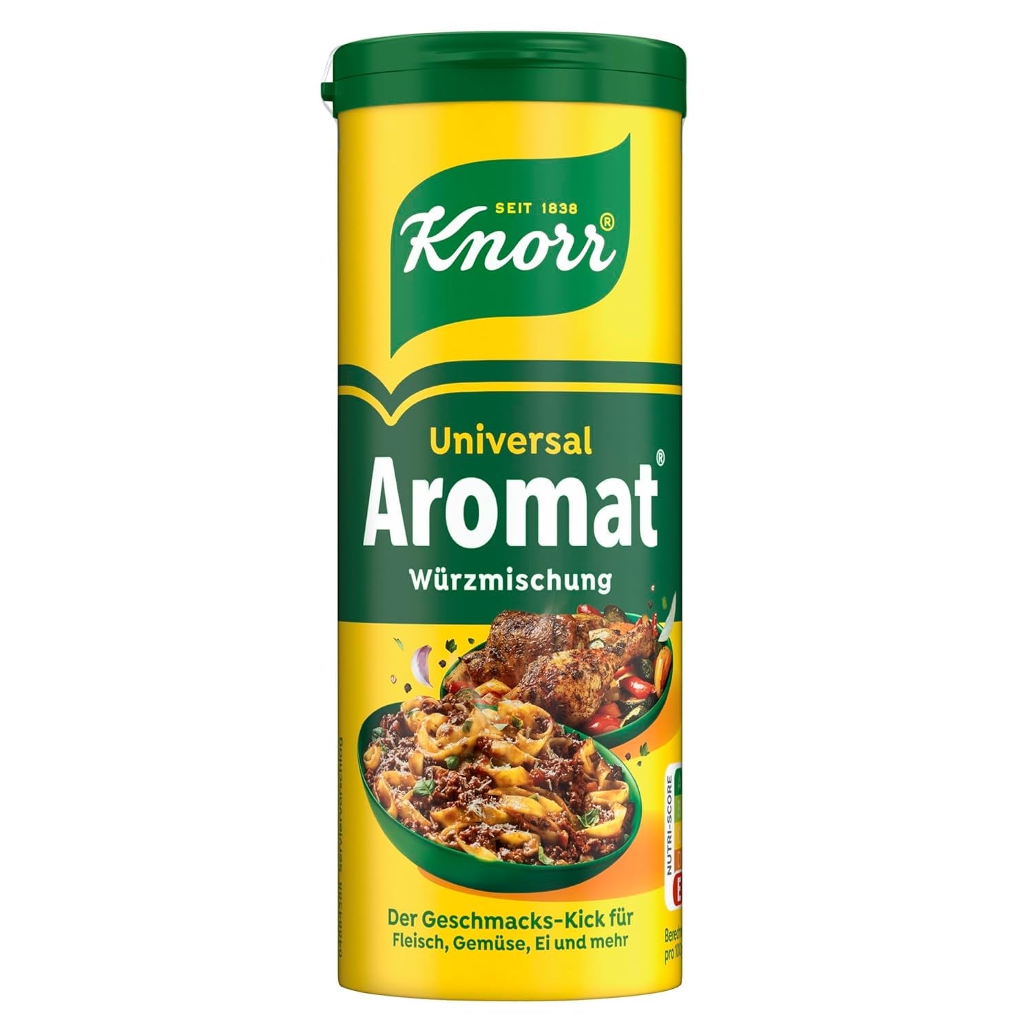 Knorr Würzmischung Universal Aromat für schnelle Gerichte zum Condimento y condimento de carnes, verduras, salsas y más 100 g