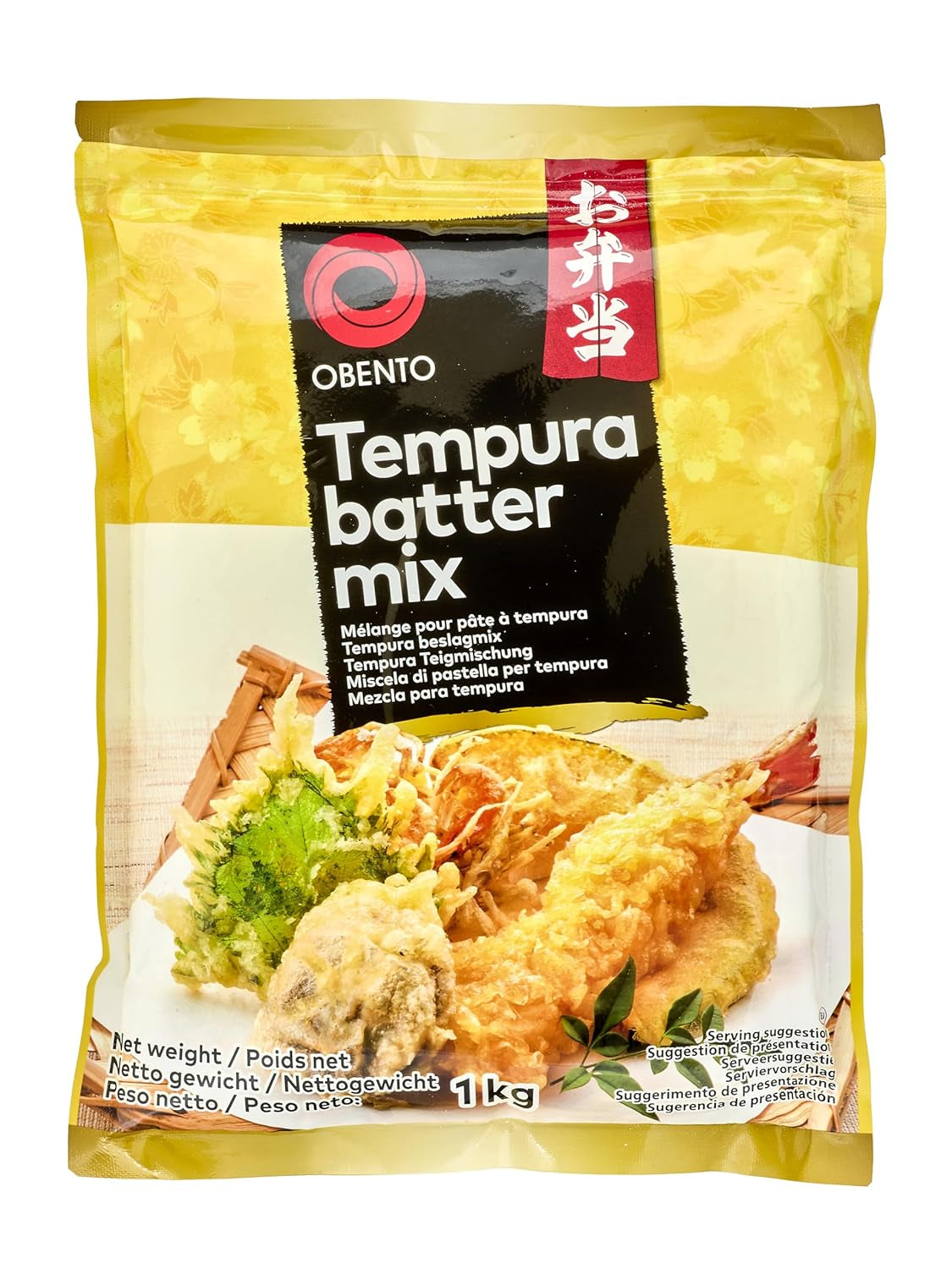 Tempura Batter Mix Tempura Back-Frittiermischung, 500 Gramos Mezcla para hornear y cocinar Naty Shop 1000G