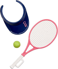 Barbie Made to Move - Jugadora de tenis con raqueta y pelota - Muñeca con 22 articulaciones para una diversión realista durante el juego para fanáticos del tenis y niños de 3 años en adelante, HKT73 Naty Shop Dolls