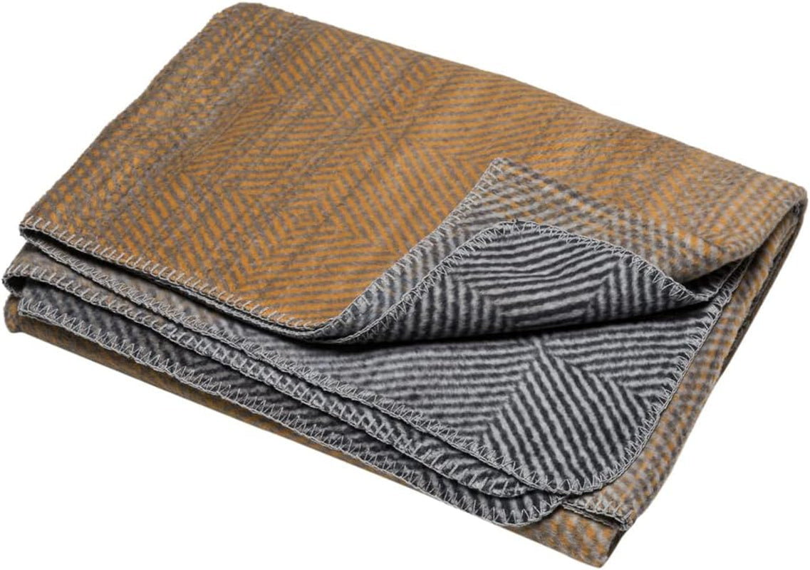 Manta de algodón David Fussenegger Manta de 150 x 200 cm con estampado de degradado de color Camas y mantas mullidas David Fussenegger