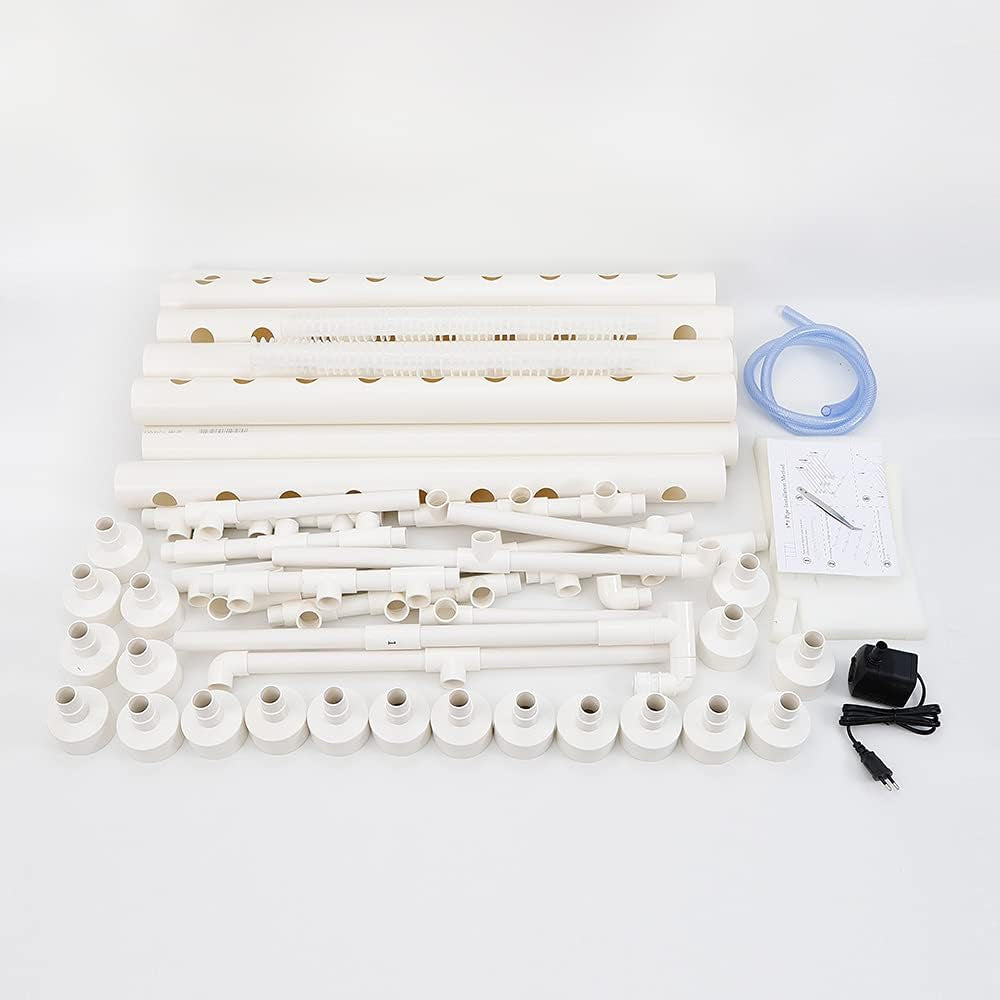 Pflanzen Pflanze Hydroponic System Kit de cultivo 90 sitios de plantas Drei Layer Satz GemüSe Tool Garten Systeme Plant Vegetal Hydrokultur Hydroponische Garden Hydroponik Anbausystem PflanzpläTzen 3Schicht
