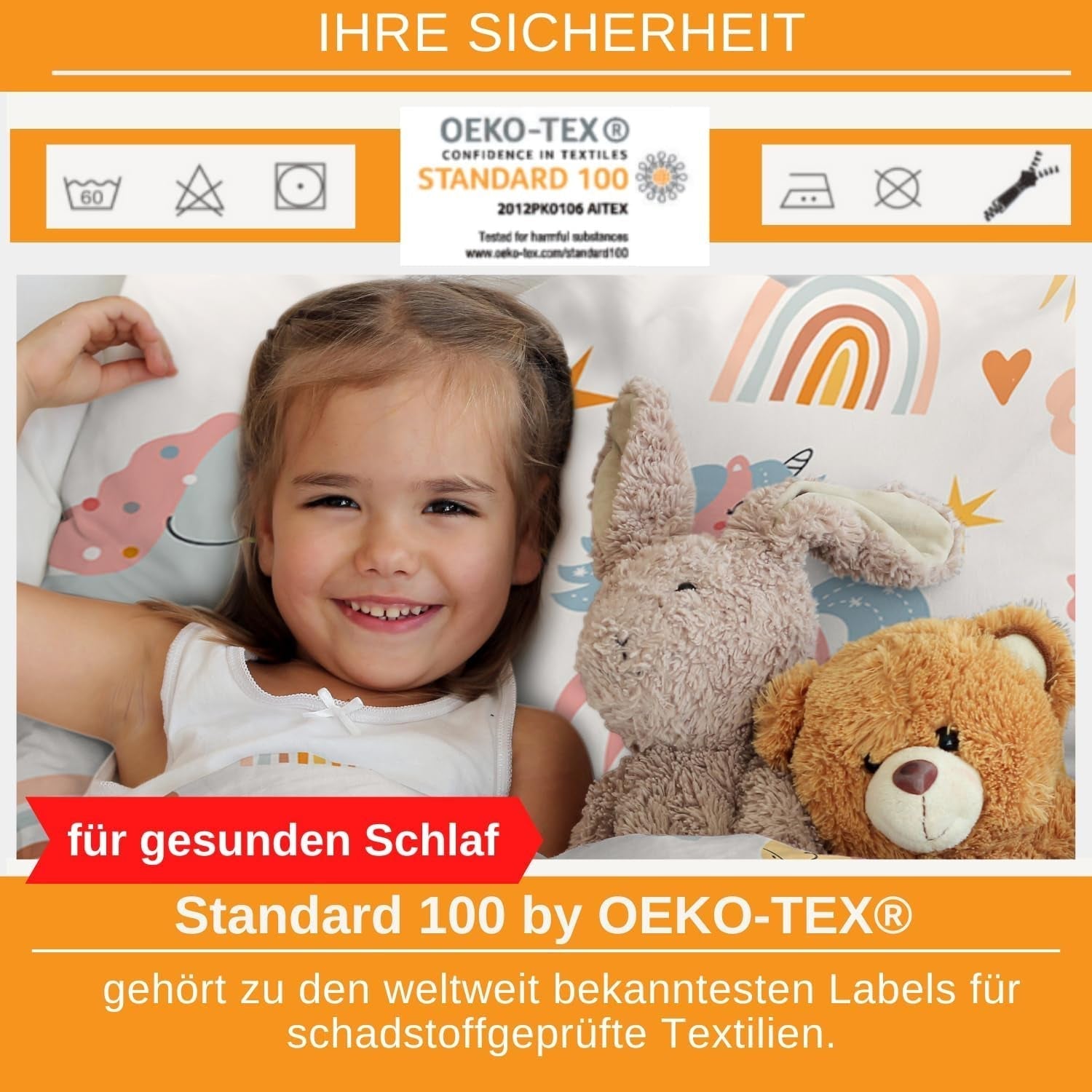 Aminata Kids Ropa de cama para niños, algodón Ropa de cama - infantil Naty Shop