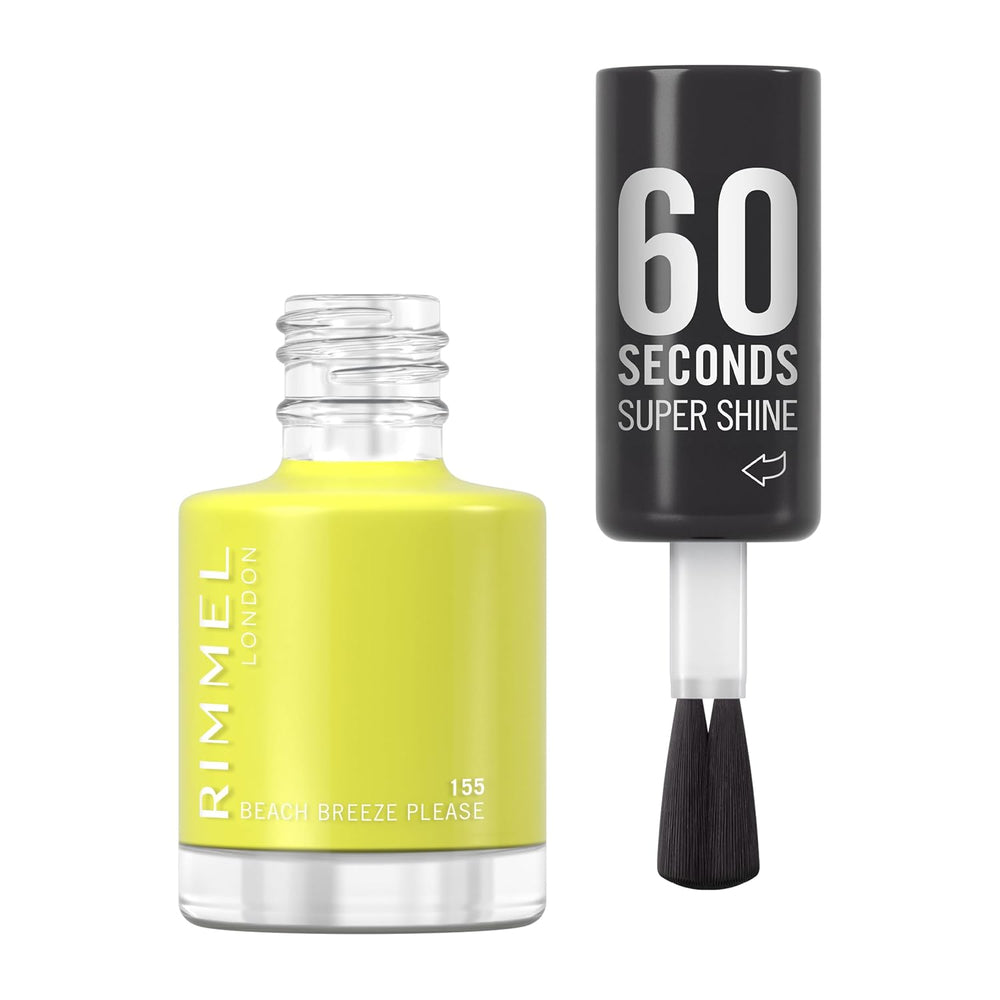 Esmalte de uñas Super Shine 60 Seconds, 155 Beach Breeze Please, 8 ml