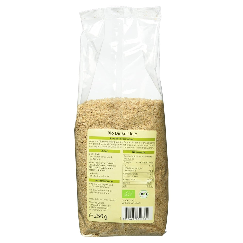 Tărâțe de speltă organice, 250g