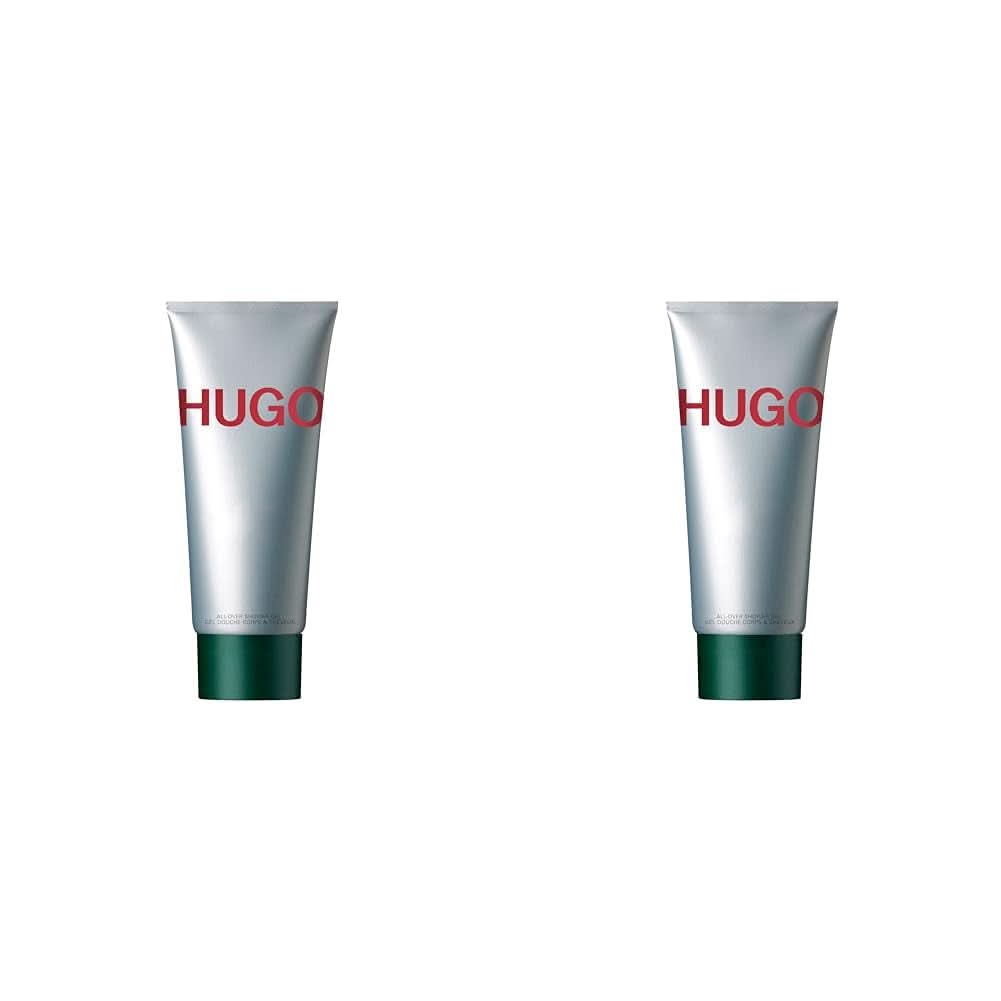 HUGO MAN, Gel de ducha aromático y refrescante con bálsamo de abeto, hombre, 200 ml Ducha y baño Naty Shop 2 unidades x 200 ml