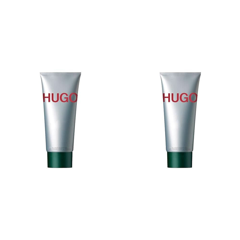 HUGO MAN, Gel de ducha aromático y refrescante con bálsamo de abeto, hombre, 200 ml Ducha y baño Naty Shop 2 unidades x 200 ml