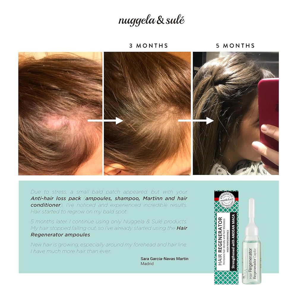 Nuggela & Sulé Ampollas acondicionadores para el cabello, tratamiento 1 semana, 10 ml Cuidado del cabello Nuggela