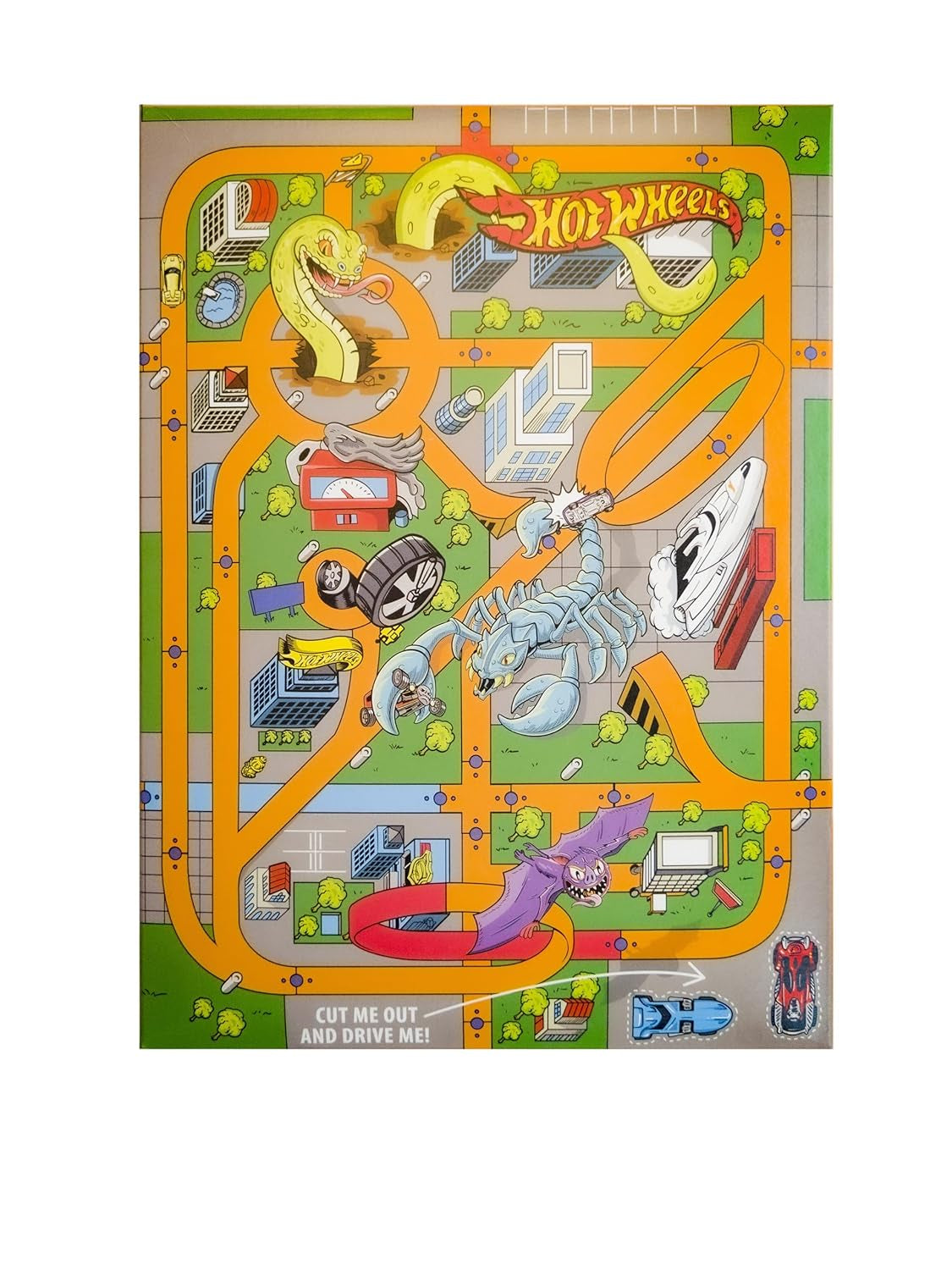 Hot Wheels Honey Loops Cereal de desayuno integral crujiente con vitaminas añadidas, 1 paquete (1 x 375 g)