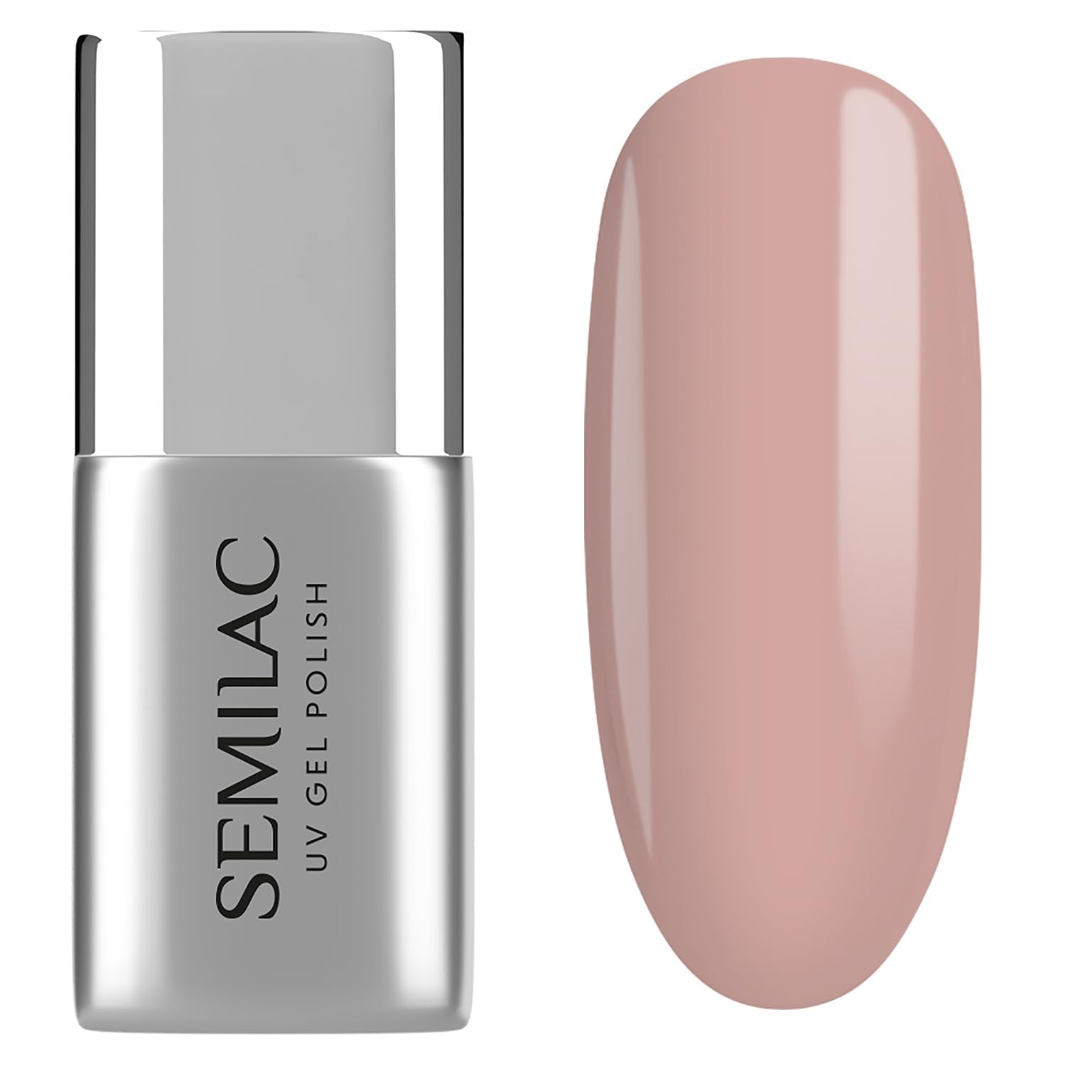 Semilac Pure & Clean base de esmalte de uñas UV 7ml – Base híbrida autonivelante para uñas sensibles