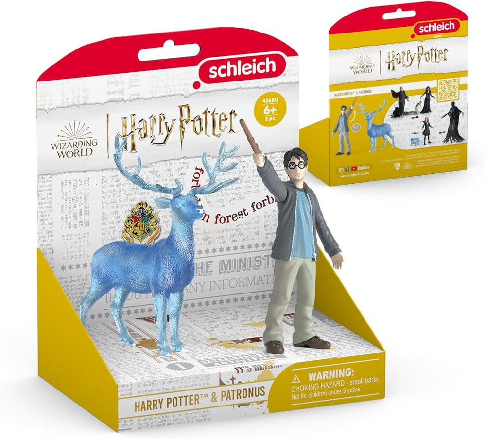 Schleich 42680 Harry Potter & Patronus, a partir de 6 años, HARRY POTTER - muñeco de juego, 16 X 11 X 18 cm Figuras Naty Shop