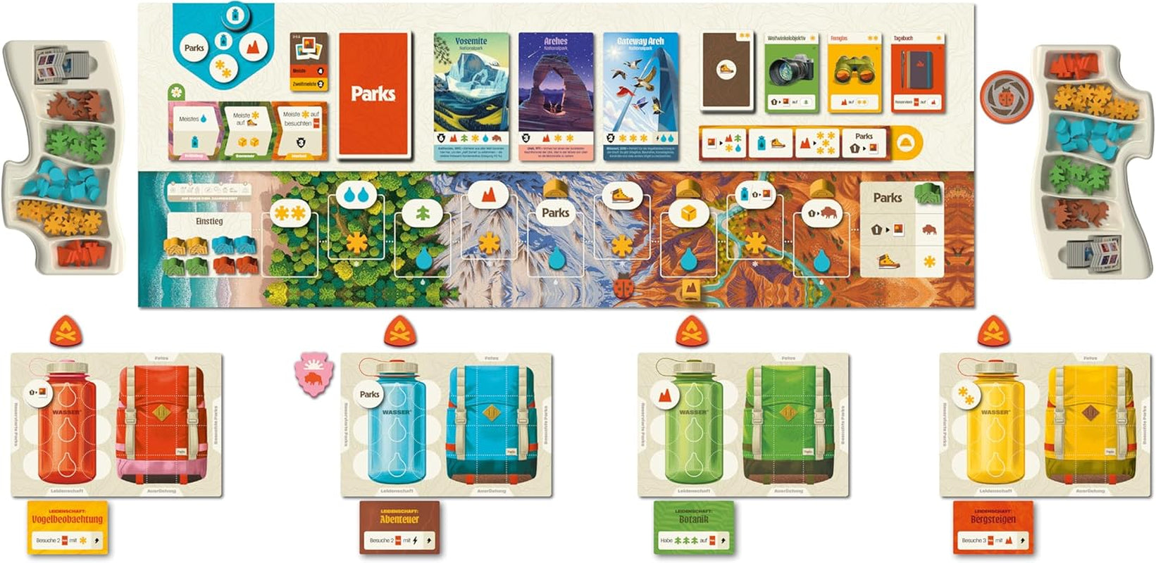 Parques (2ª edición), 26,7 cm x 26,7 cm x 0,1 cm