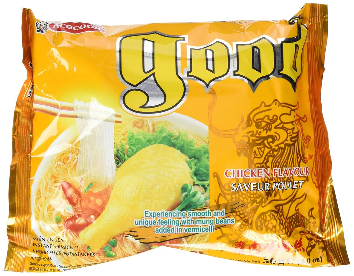 ACECOOK - Fideos Instantáneos de Vidrio GD con Pollo - (1 x 57g)