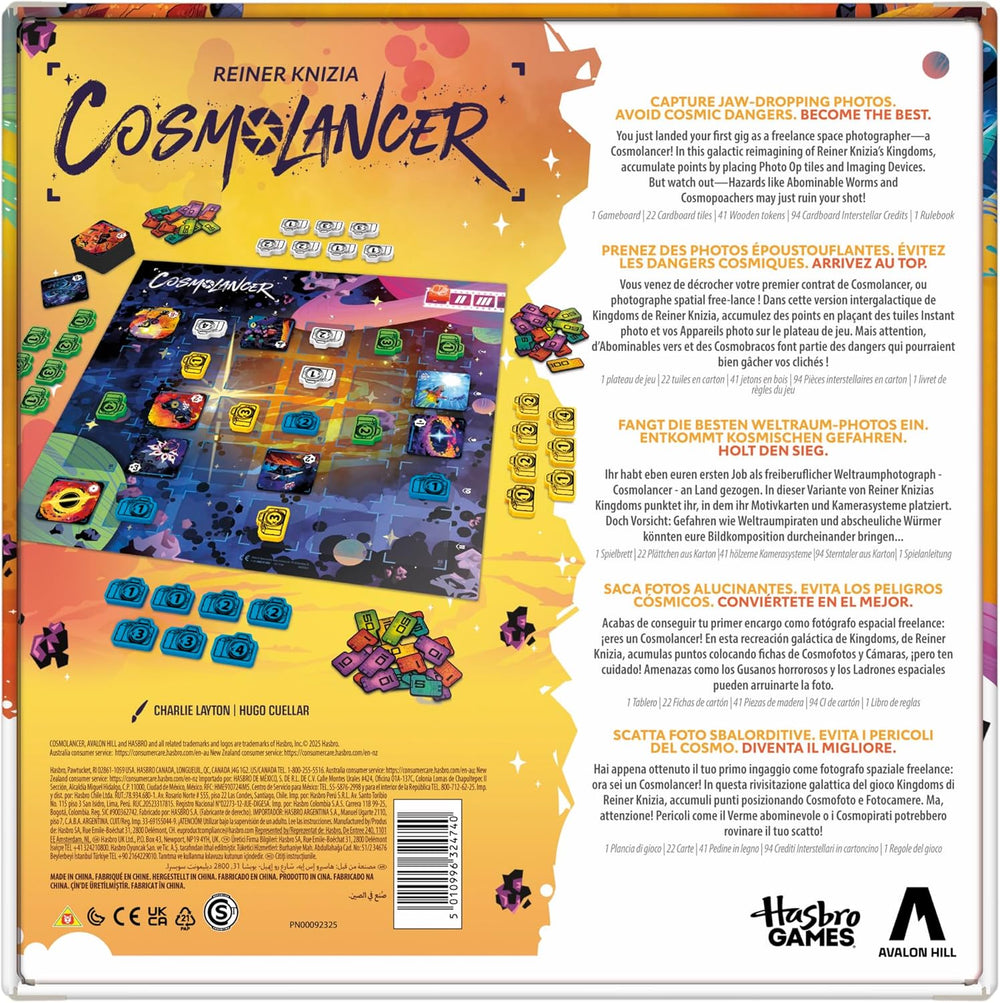 Cosmolancer, un juego de mesa estratégico de Reiner Knizia