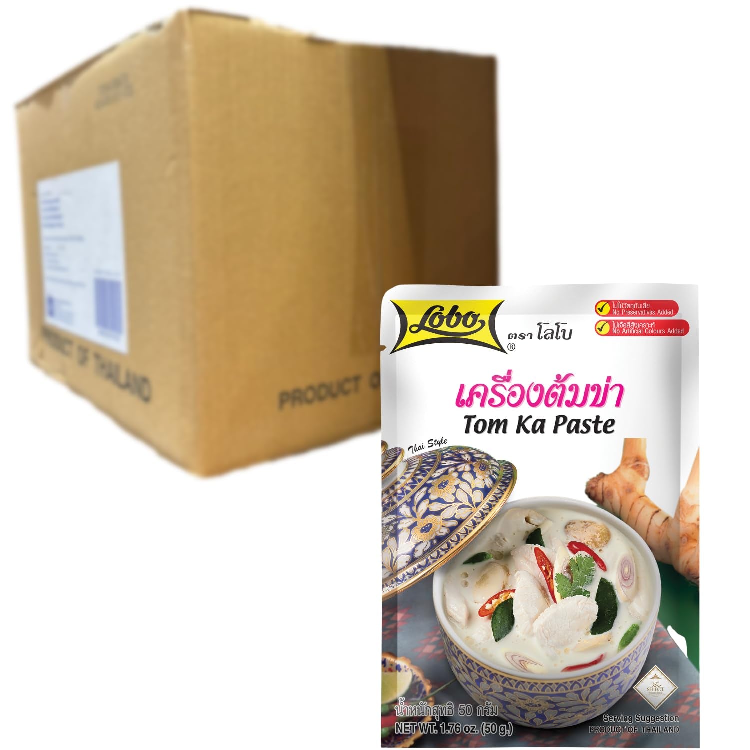 Asia-In - Pasta Tom Kha, paquete de 12 (12 X 50 GR)