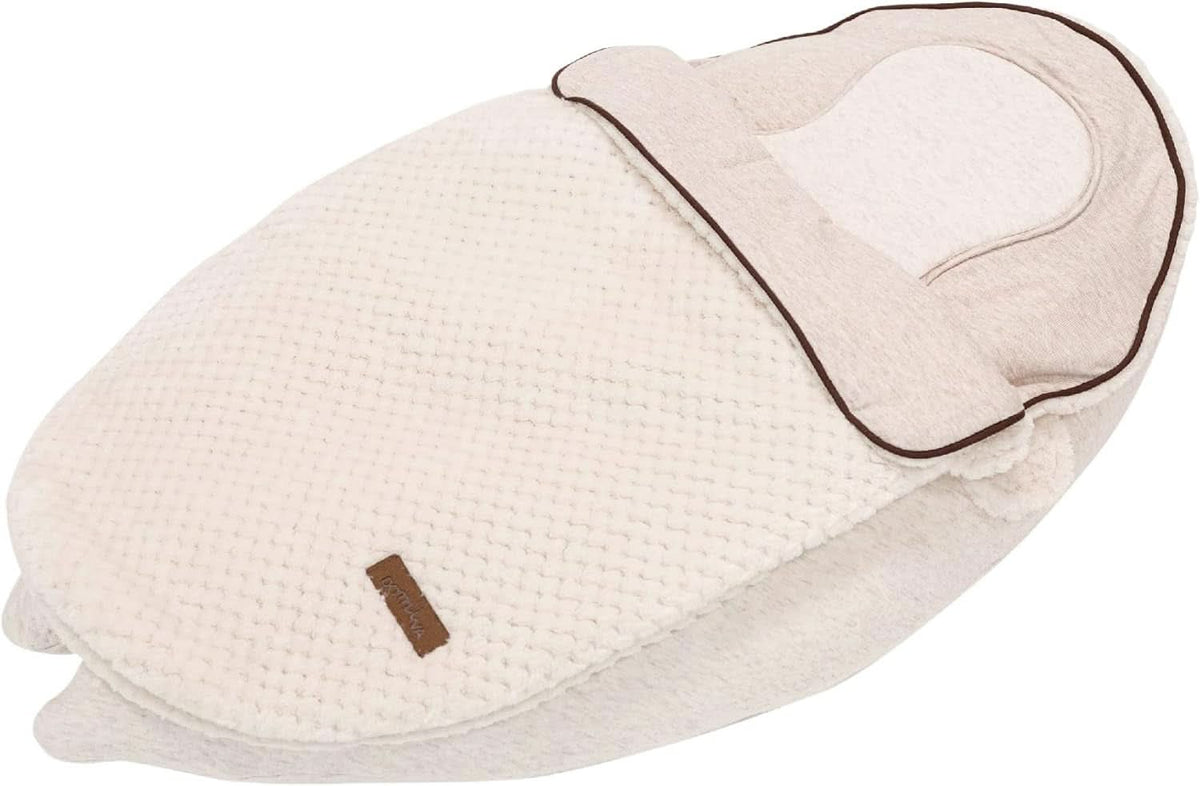 Almohada de lactancia multifuncional, 4 en 1, Soft Nova, beige, almohada individual: 202 cm, sillón, 40 X 75 X 22 cm Accesorios Alimentación y Lactancia Bebe Naty Shop