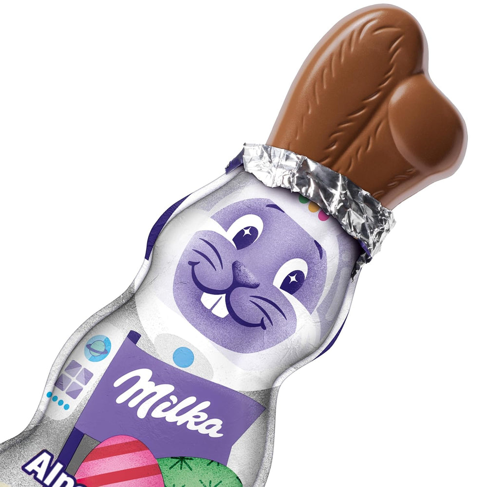 Milka Smiling Bunny Alpine Milk Design Edition - Chocolate de Pascua con 3 diseños diferentes - 24 x 45 g
