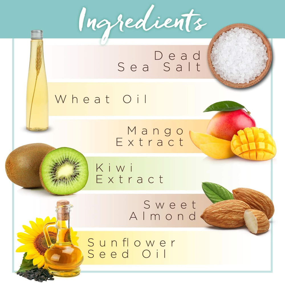 Pranaturals, Exfoliante Corporal con Sal del Mar Muerto, 500g Naty Shop