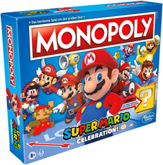 E9517100 Joc de societate Super Mario Celebration pentru fanii Super Mario cu vârsta de 8 ani și peste, cu efecte sonore din jocul video, Multi, Standard